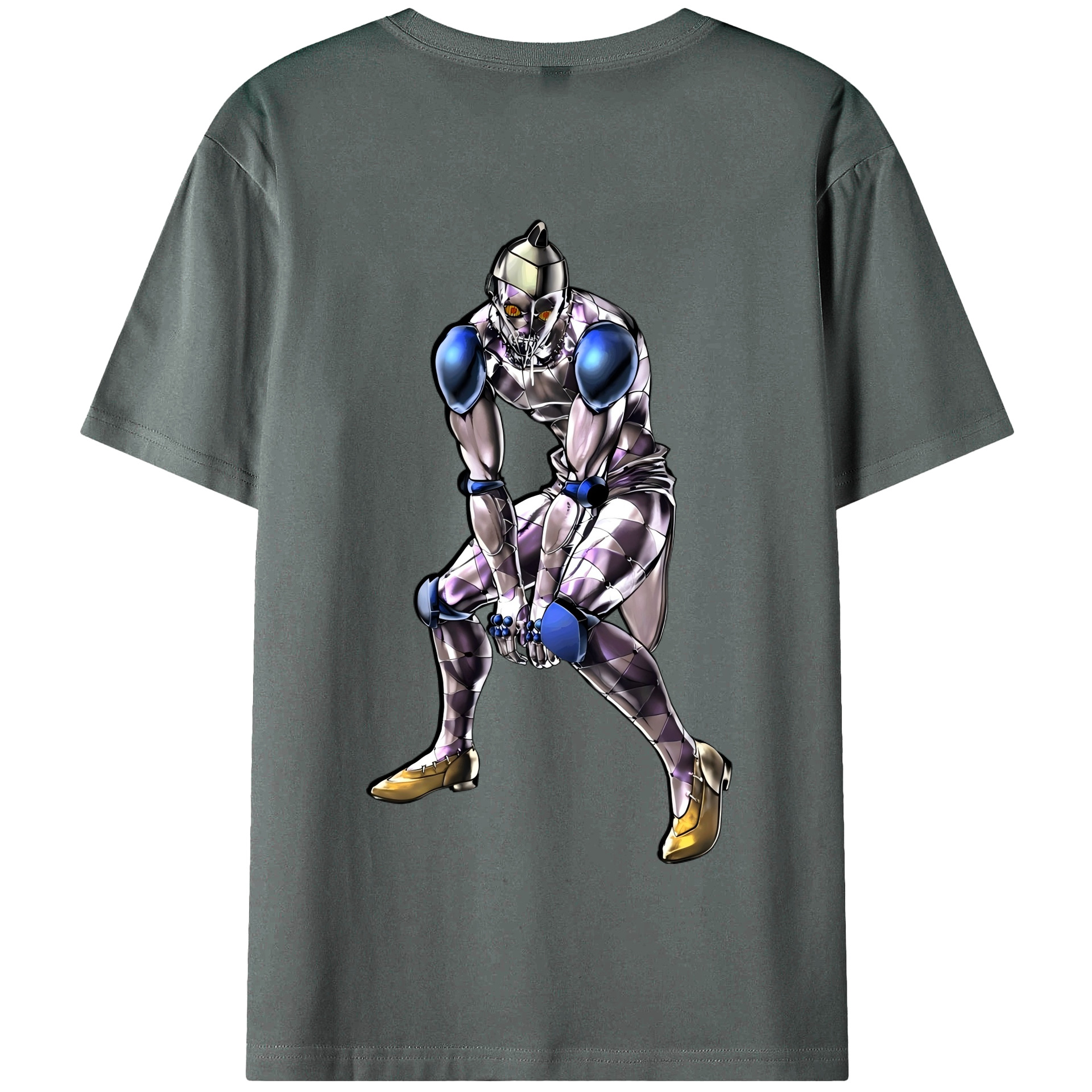 （画像用） ジョジョの奇妙な冒険 JoJo's Bizarre Adventure 綿100％半袖Tシャツ（背面プリント）